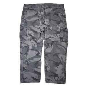 Wrangler Jeans Mens 42×30 Camo Cargo Outdoors Utility Hunting Chore‎ Work Wear